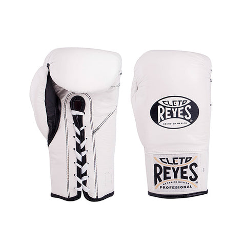 Cleto Reyes Official Safetec Gloves White - Bob's Fight Shop