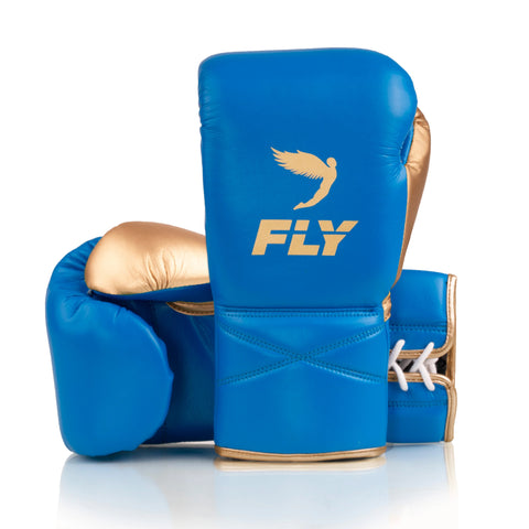 FLY SUPERLACE X BLUE/GOLD - Bob's Fight Shop