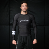 Gold BJJ Foundation Longsleeve Rash Guard - Bob's Fight Shop