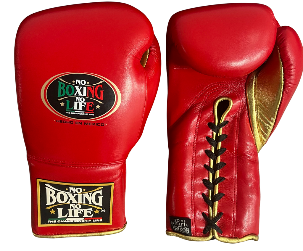 NO BOXING NO LIFE ノーボクシングノーライフ レッド ゴールド NO BOXING NO LIFE CHAMPIONSHIP LINE RED/GOLD | Bob's Fight Shop