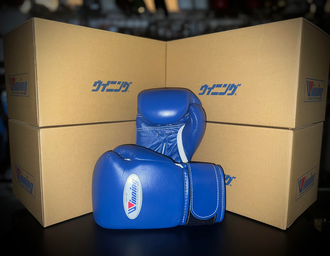 Blue winning boxing gloves online