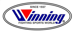 Logo of Winning Japan boxing in white, blue and red colours