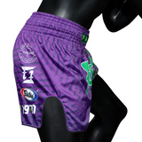 Fairtex BS1922 Racer Purple Muay Thai Shorts - Bob's Fight Shop