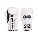 Cleto Reyes Official Safetec Gloves White - Bob's Fight Shop