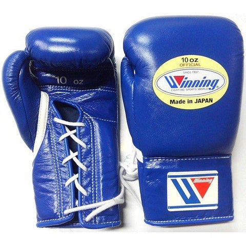 Winning Pro Fight Boxing Gloves Blue - Bob's Fight Shop