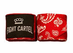 Fight Cartel Red Bandana Hand Wraps - Bob's Fight Shop