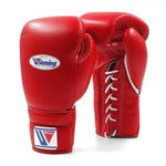 Winning Lace-up Gloves Red - Bob's Fight Shop