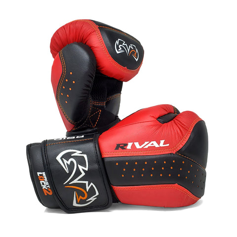 Rival RB10 Intelli-Shock Bag Gloves Red - Bob's Fight Shop