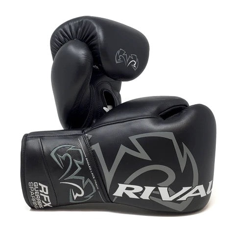 RIVAL RFX GUERRERO SPARRING GLOVES (HDE-F) BLACK - Bob's Fight Shop