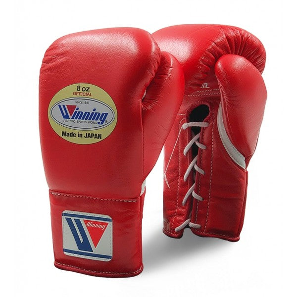 WINNING PRO FIGHT BOXING GLOVES RED