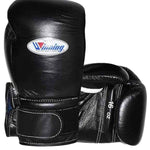 Winning Velcro Boxing Gloves Black - Bob's Fight Shop